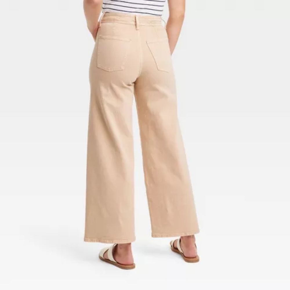 Women's High-Rise Sailor Wide Leg Ankle Jeans - Universal Thread™ - Picture 3 of 3